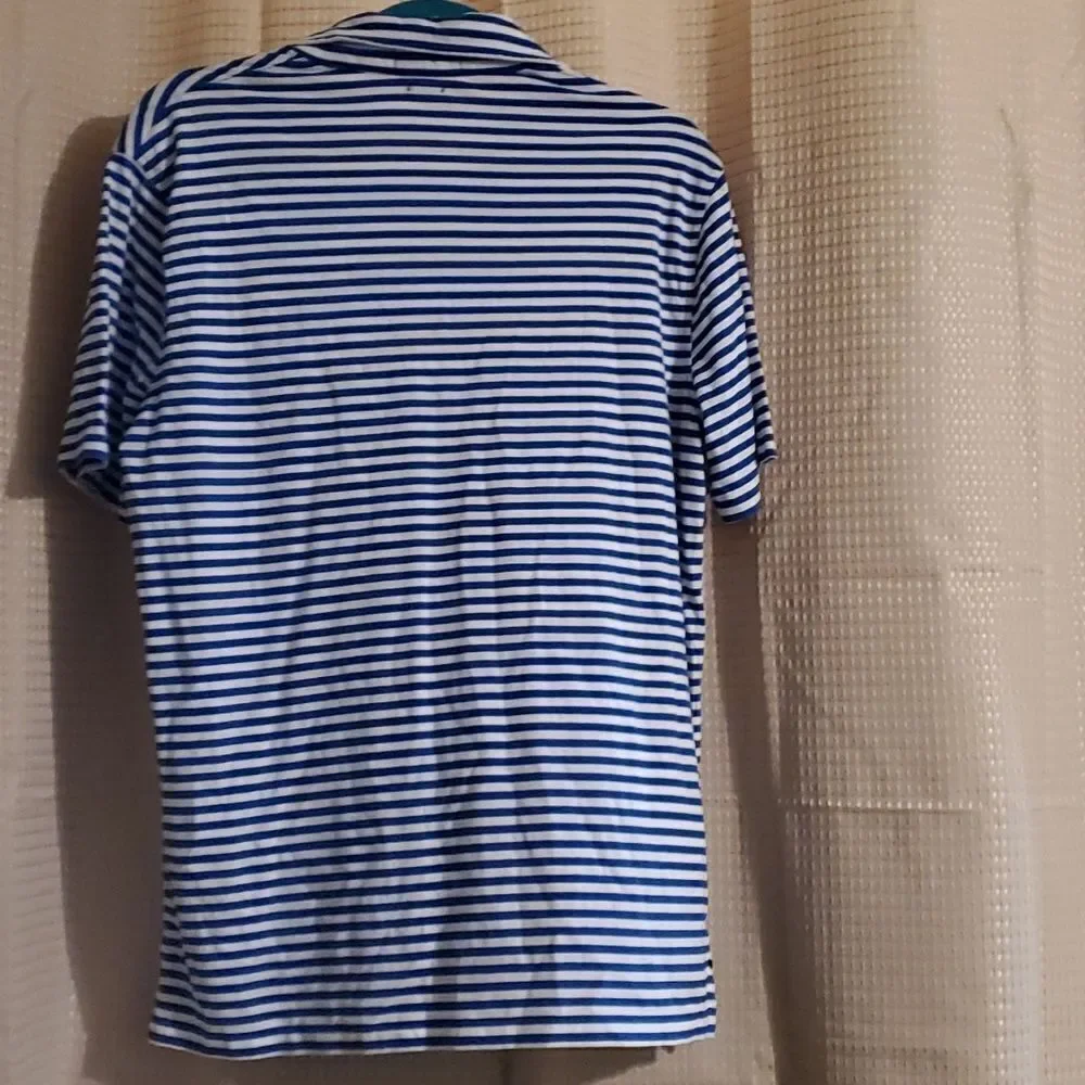 NWT RALPH LAUREN POLO white BLUE MEN'S SZ S classic fit